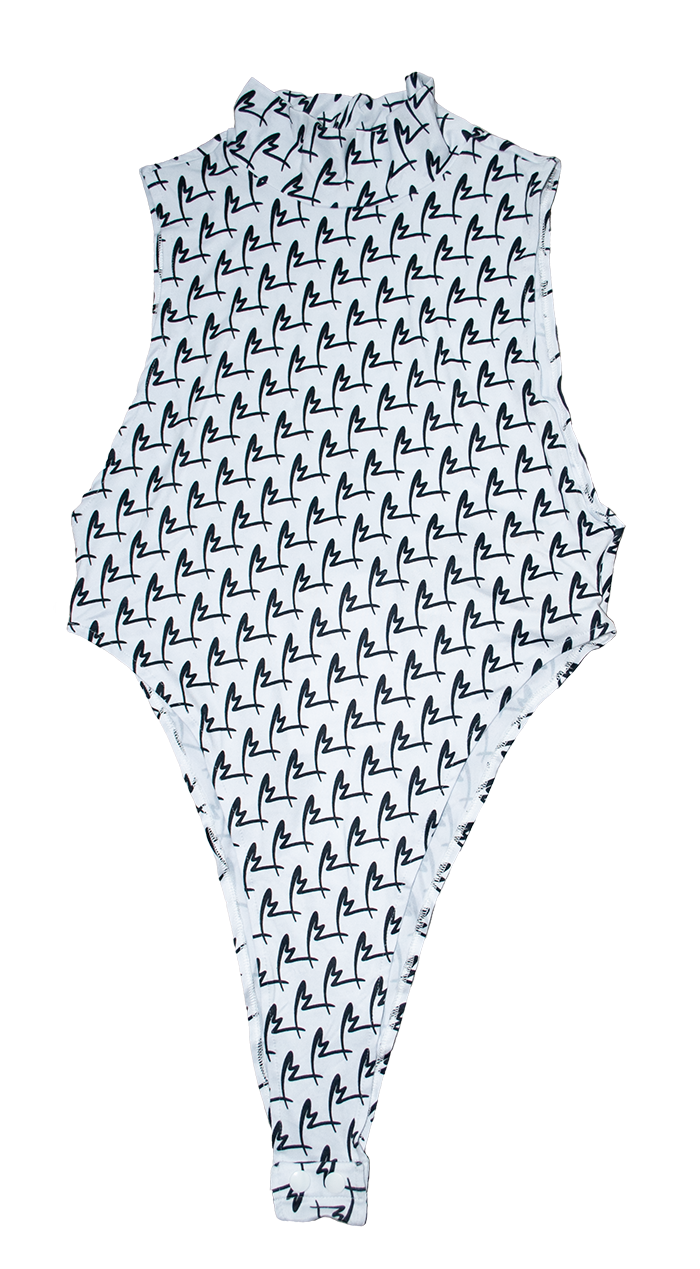 [SERIES BODYSUITS] Sleeveless high-leg Bodice